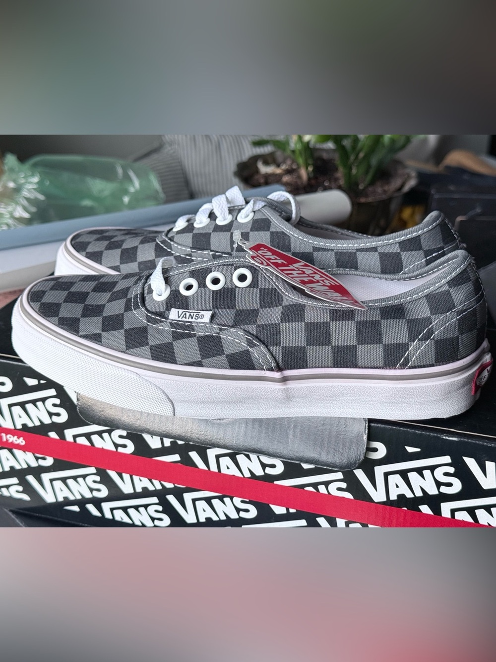 Vans Authentic Checkerboard Canvas Low-Top